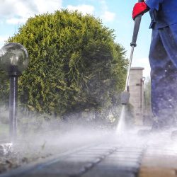 Power or pressure washing can clean your driveway, decks and other exterior features. (Dreamstime/TNS)